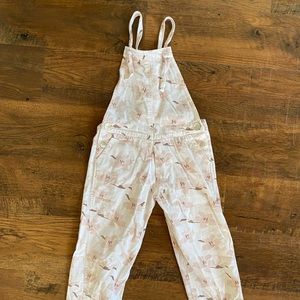 Acacia Honey kids overalls in washed aloha